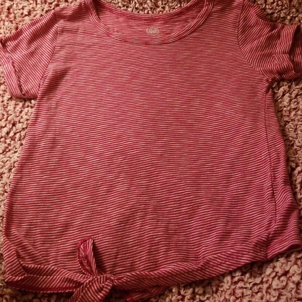 Red striped shirt